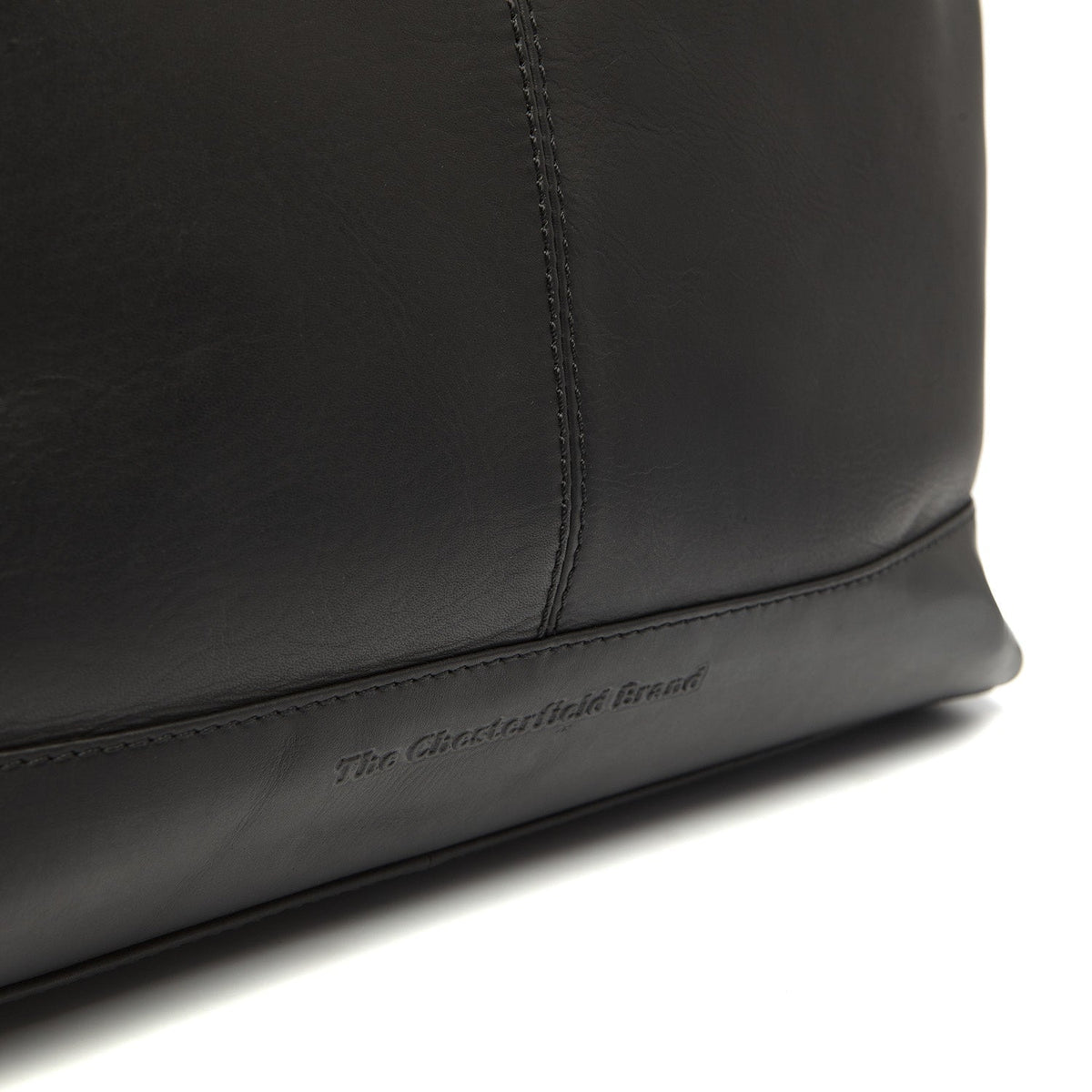 Amelia Full-Grain Leather Shoulder Bag 여성용 - Structured Side Profile Showing Gusset Depth &amp; Expansion Capacity
