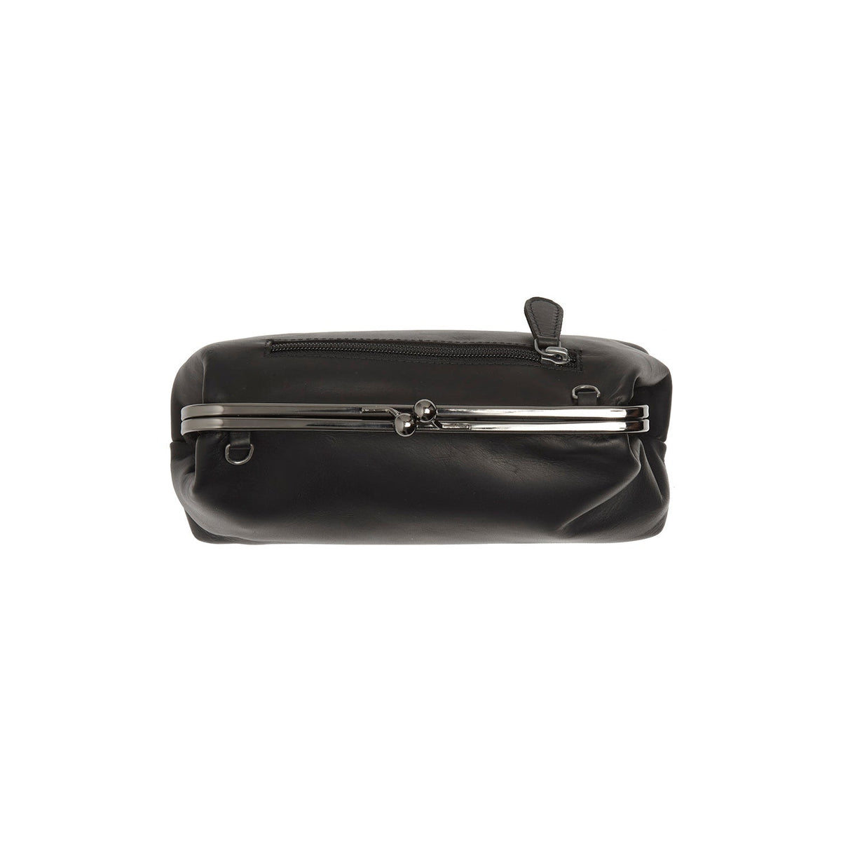 Andrade Full-Grain Leather Shoulder Bag 여성용 - Structured Side Profile Showing Gusset Depth &amp; Expansion Capacity