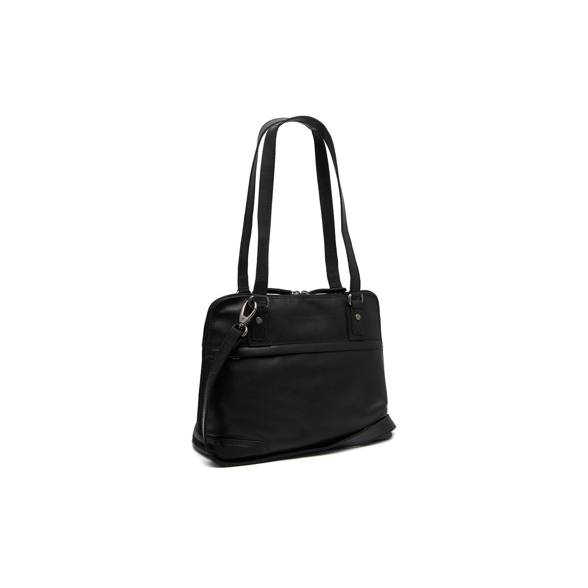 Belgrado Full-Grain Leather Shoulder Bag 여성용 in Classic 100% Full-Grain Leather - Full Exterior Front Profile View | Buy Online