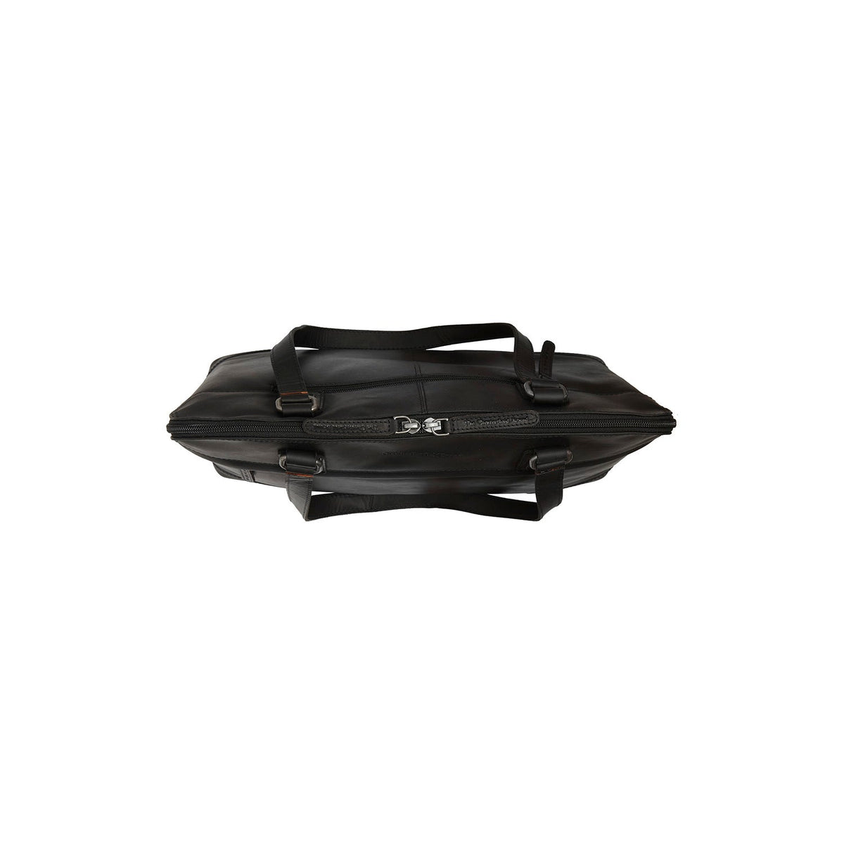 Branson Full-Grain Leather Shoulder Bag 여성용 - Structured Side Profile Showing Gusset Depth &amp; Expansion Capacity