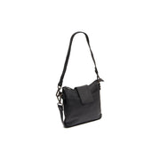Calora Full-Grain Leather Shoulder Bag 여성용 in Classic 100% Full-Grain Leather - Full Exterior Front Profile View | Buy Online