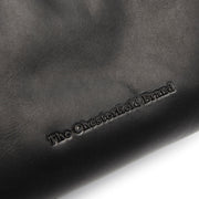 Christie Full-Grain Leather Shoulder Bag 여성용 - Structured Side Profile Showing Gusset Depth &amp; Expansion Capacity