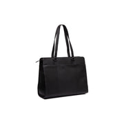 Fidenza Full-Grain Leather Shoulder Bag 여성용 in Classic 100% Full-Grain Leather - Full Exterior Front Profile View | Buy Online