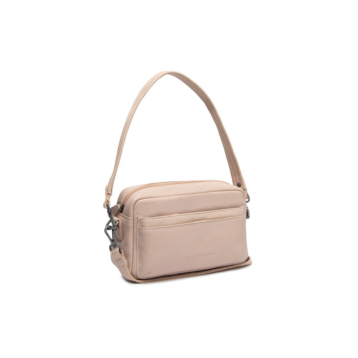 Liora Full-Grain Leather Shoulder Bag 여성용 in Classic 100% Full-Grain Leather - Full Exterior Front Profile View | Buy Online
