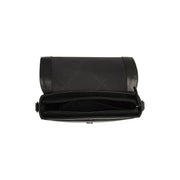 Solid Antique Brass Hardware &amp; Heavy-Duty Dual Zipper Detail on Lizzola Full-Grain Leather Shoulder Bag 여성용