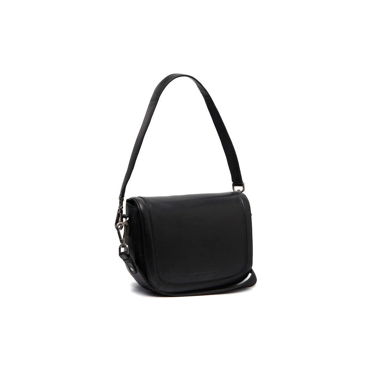 Lizzola Full-Grain Leather Shoulder Bag 여성용 in Classic 100% Full-Grain Leather - Full Exterior Front Profile View | Buy Online