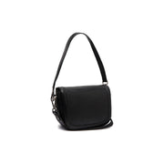 Lizzola Full-Grain Leather Shoulder Bag 여성용 in Classic 100% Full-Grain Leather - Full Exterior Front Profile View | Buy Online