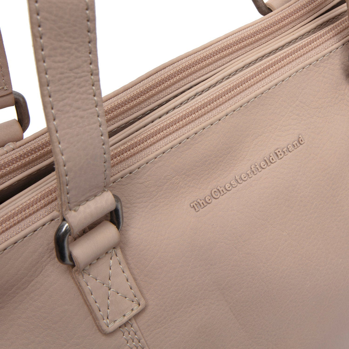 Marvos Full-Grain Leather Shoulder Bag 여성용 - Structured Side Profile Showing Gusset Depth &amp; Expansion Capacity