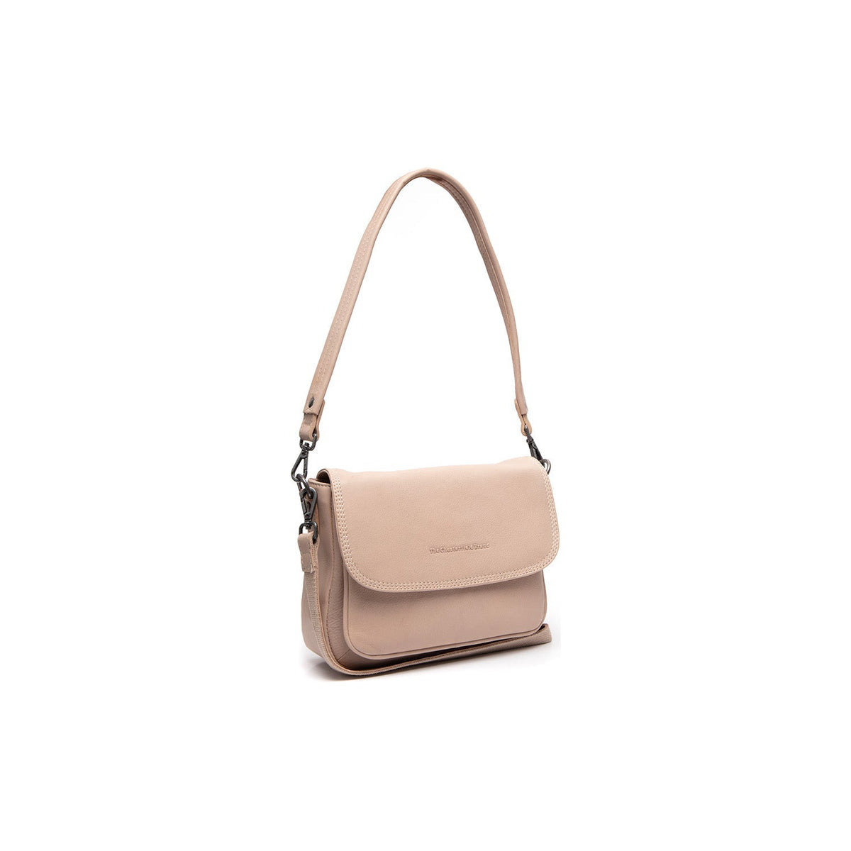 Miloa Full-Grain Leather Shoulder Bag 여성용 in Classic 100% Full-Grain Leather - Full Exterior Front Profile View | Buy Online