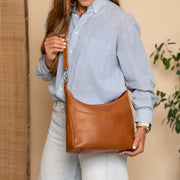 Olvia Full-Grain Leather Shoulder Bag 여성용 – alternate product view 3