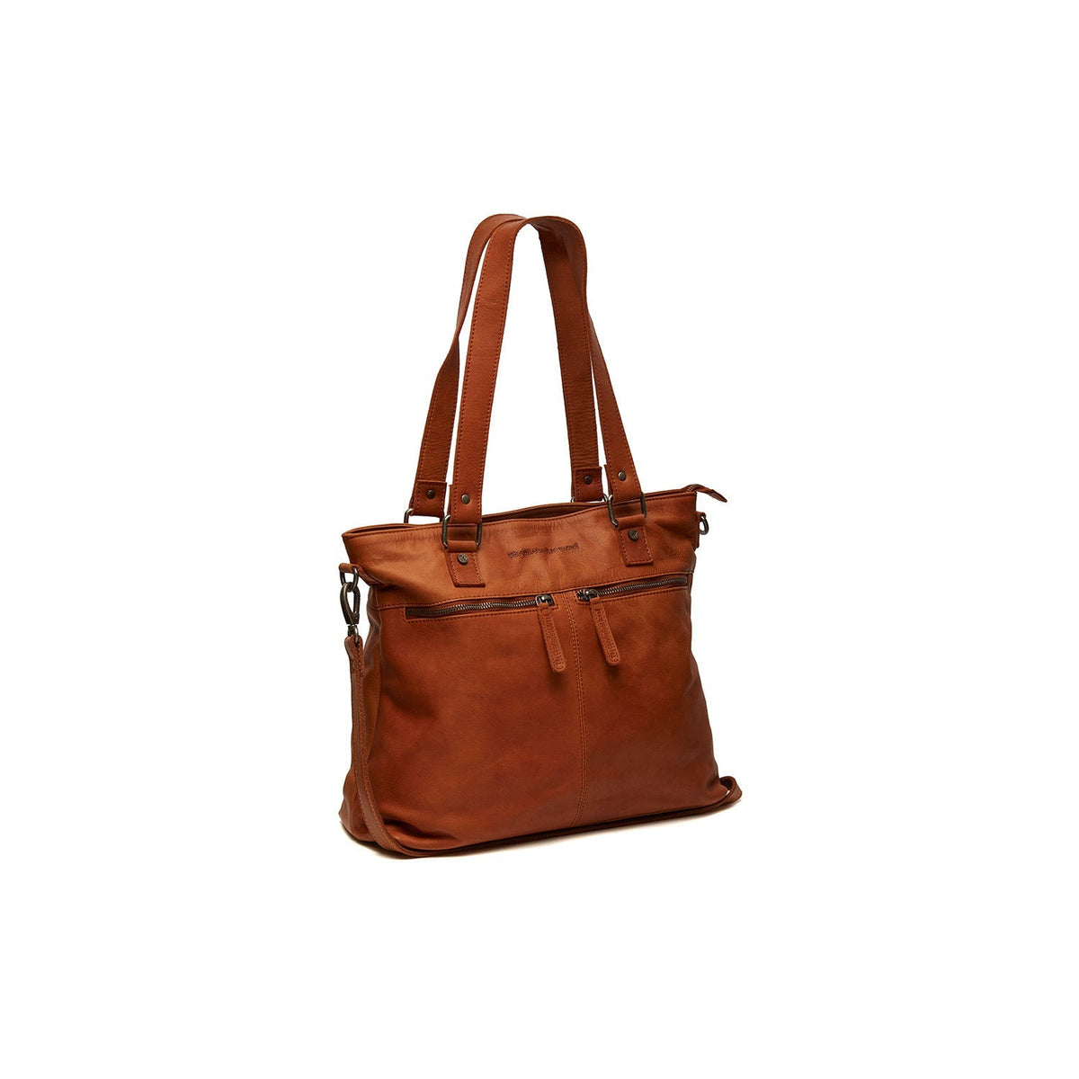 Rome Full-Grain Leather Shoulder Bag 여성용 in Classic 100% Full-Grain Leather - Full Exterior Front Profile View | Buy Online