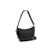 Valentano Full-Grain Leather Shoulder Bag 여성용 in Tan 100% Full-Grain Leather - Full Exterior Front Profile View | Buy Online