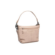 Zarita Full-Grain Leather Shoulder Bag 여성용 in Classic 100% Full-Grain Leather - Full Exterior Front Profile View | Buy Online