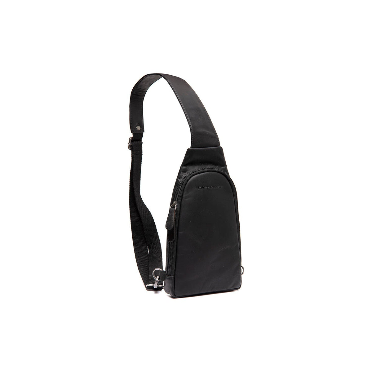 Leather Sling Bag Bowey 여성용 in Classic 100% Full-Grain Leather - Full Exterior Front Profile View | Buy Online