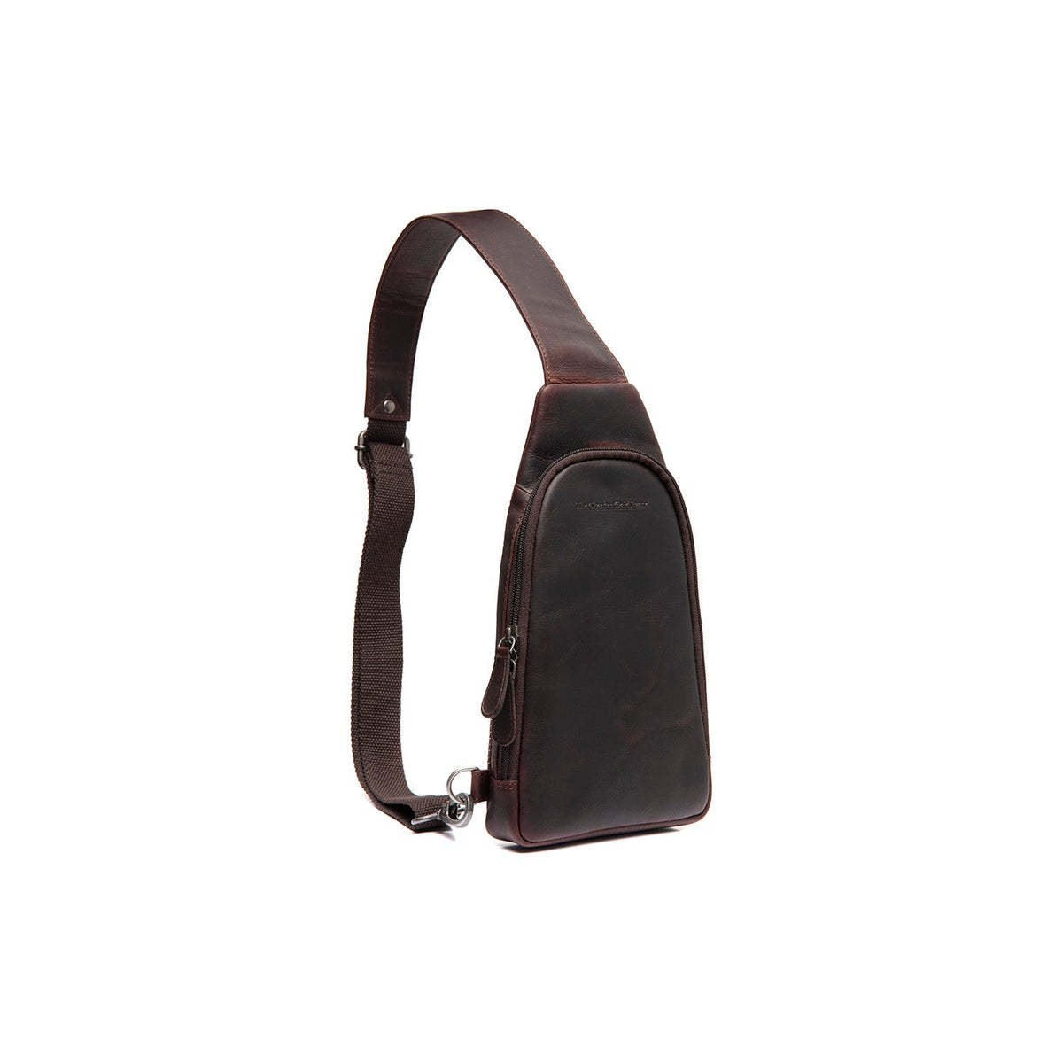 Brown Leather Sling Bag Bowey 여성용, front view