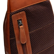 Cognac Leather Sling Bag Bowey 여성용, detail view 5