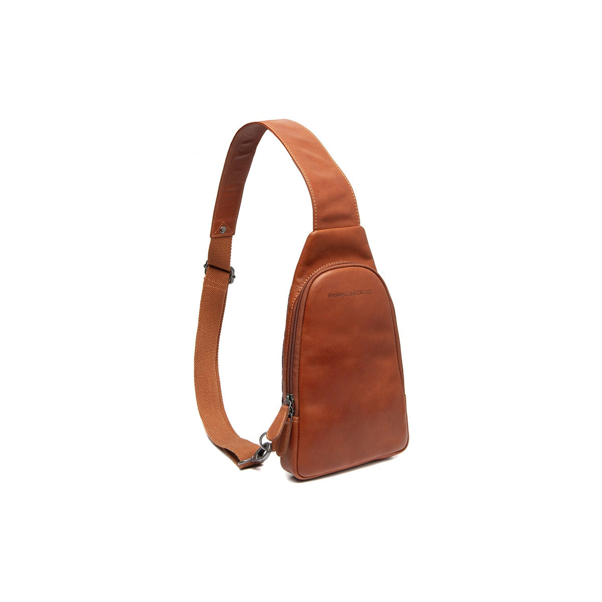 Cognac Leather Sling Bag Bowey 여성용, front view