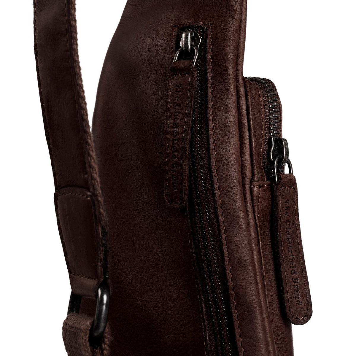 Brown Leather Sling Bag Logan 여성용, detail view 1