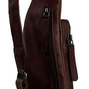 Brown Leather Sling Bag Logan 여성용, detail view 1