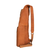 Cognac Leather Sling Bag Logan 여성용, detail view 1