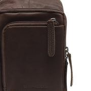Brown Leather Sling Bag Riga 여성용, detail view 1