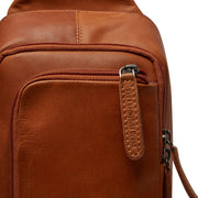 Cognac Leather Sling Bag Riga 여성용, detail view 3