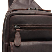 Brown Leather Sling Bag Turelle 여성용, detail view 1