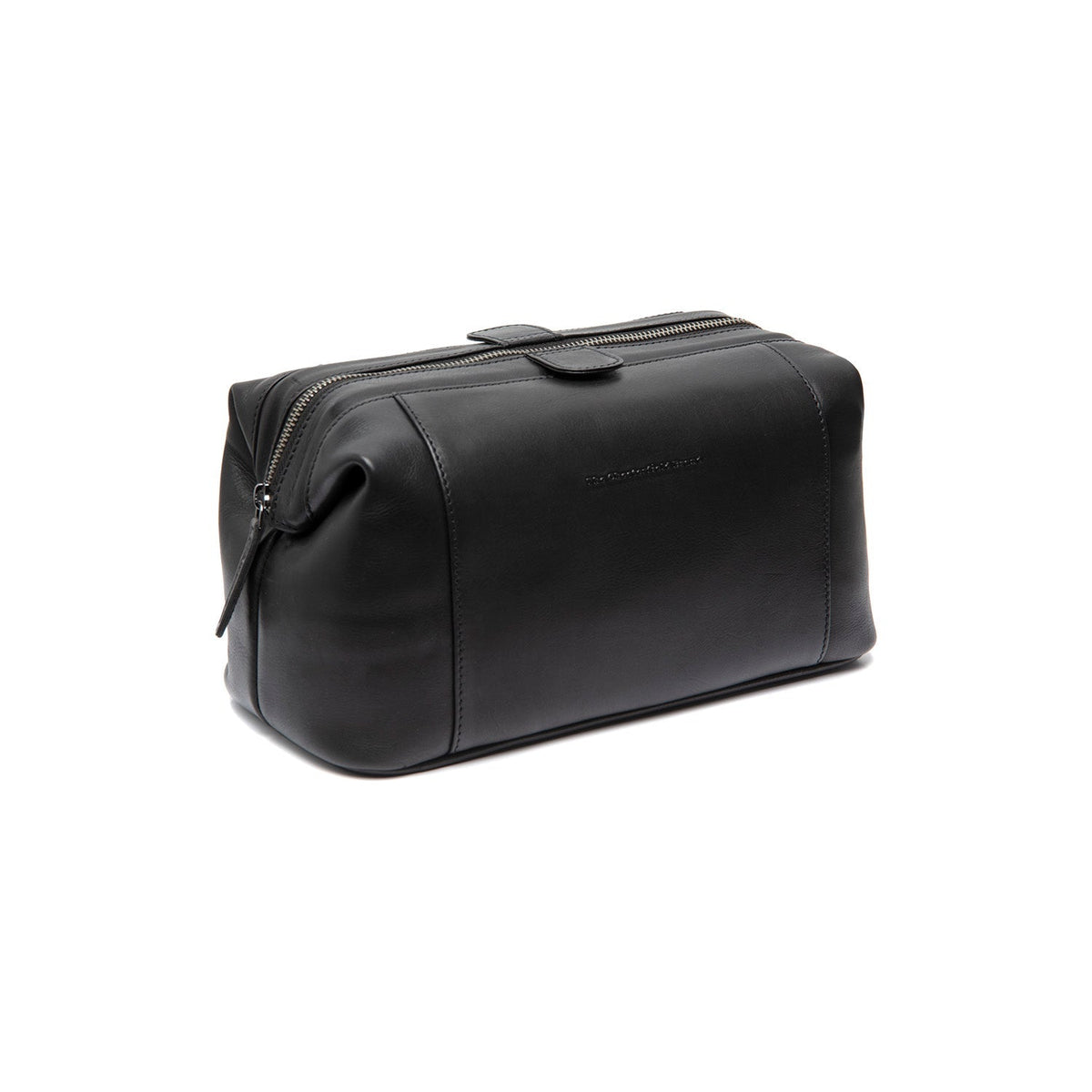 Biassa Full-Grain Leather Toiletry Bag 여성용 in Classic 100% Full-Grain Leather - Front Profile View &amp; Tailored Silhouette | Buy Online