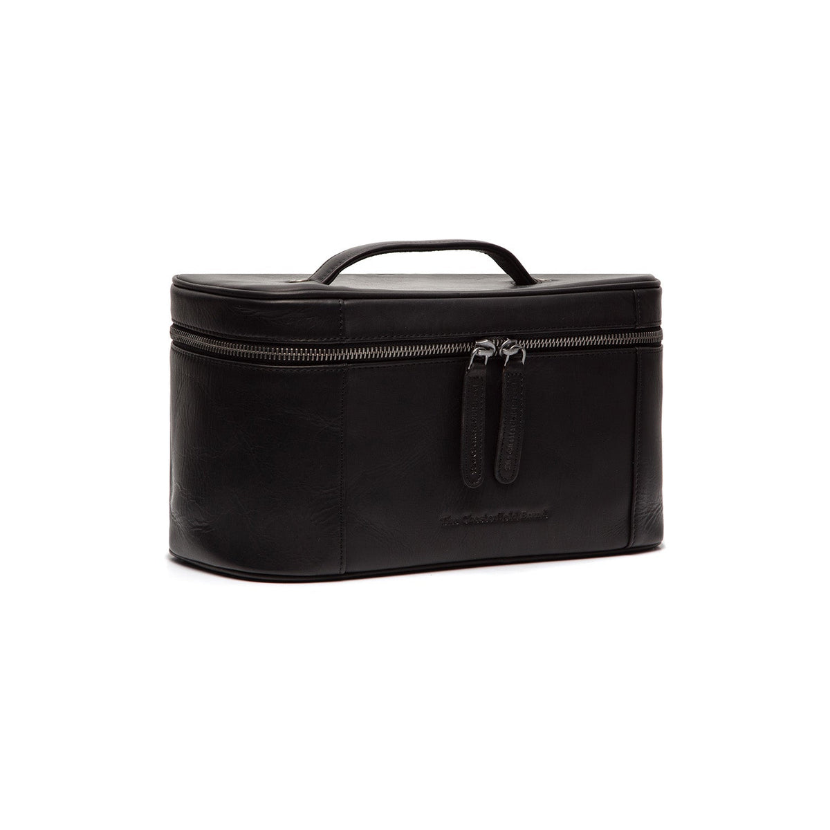 Limone Full-Grain Leather Toiletry Bag 여성용 in Classic 100% Full-Grain Leather - Front Profile View &amp; Tailored Silhouette | Buy Online