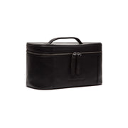 Limone Full-Grain Leather Toiletry Bag 여성용 in Classic 100% Full-Grain Leather - Front Profile View &amp; Tailored Silhouette | Buy Online