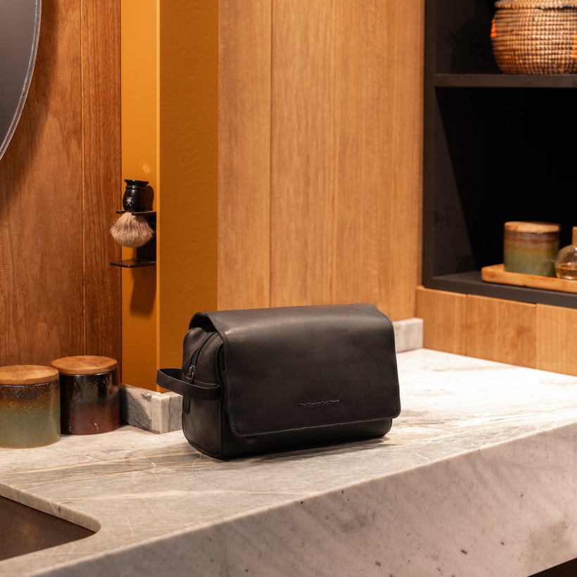 Rosario Full-Grain Leather Toiletry Bag 여성용