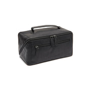 Trevia Full-Grain Leather Toiletry Bag 여성용 in Classic 100% Full-Grain Leather - Front Profile View &amp; Tailored Silhouette | Buy Online
