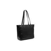 Astano Full-Grain Leather Tote Bag 여성용 in Tan 100% Full-Grain Leather - Full Exterior Front Profile View | Buy Online