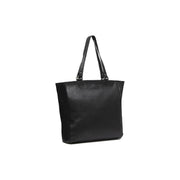 Berlin Full-Grain Leather Tote Bag 여성용 in Classic 100% Full-Grain Leather - Full Exterior Front Profile View | Buy Online