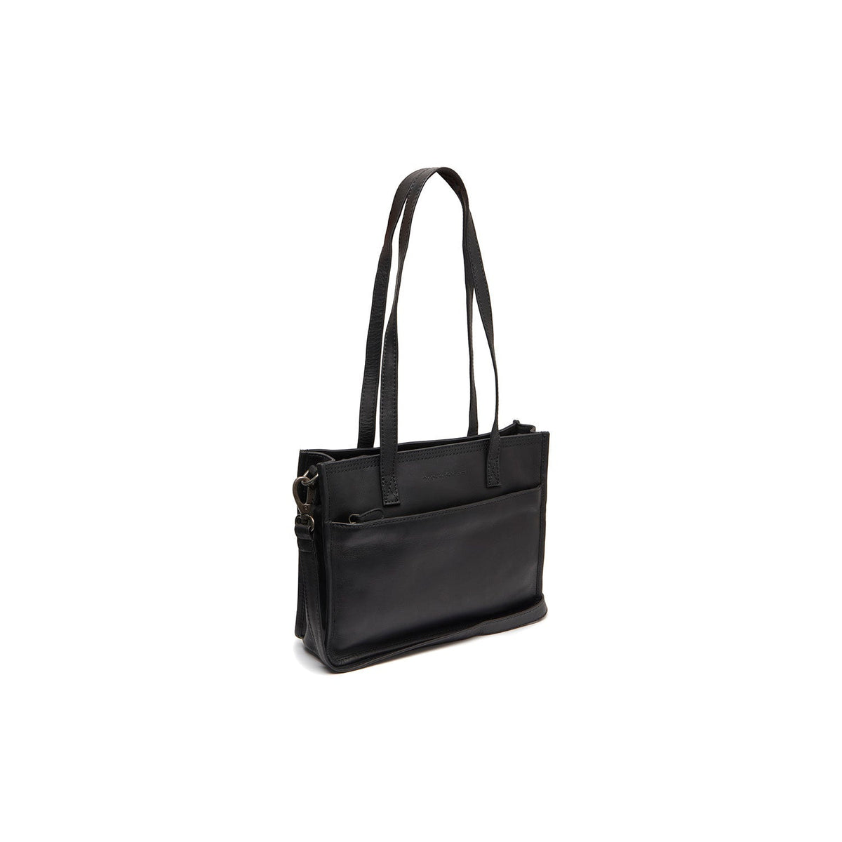 Estella Full-Grain Leather Tote Bag 여성용 in Classic 100% Full-Grain Leather - Full Exterior Front Profile View | Buy Online