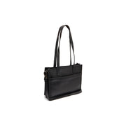 Estella Full-Grain Leather Tote Bag 여성용 in Classic 100% Full-Grain Leather - Full Exterior Front Profile View | Buy Online