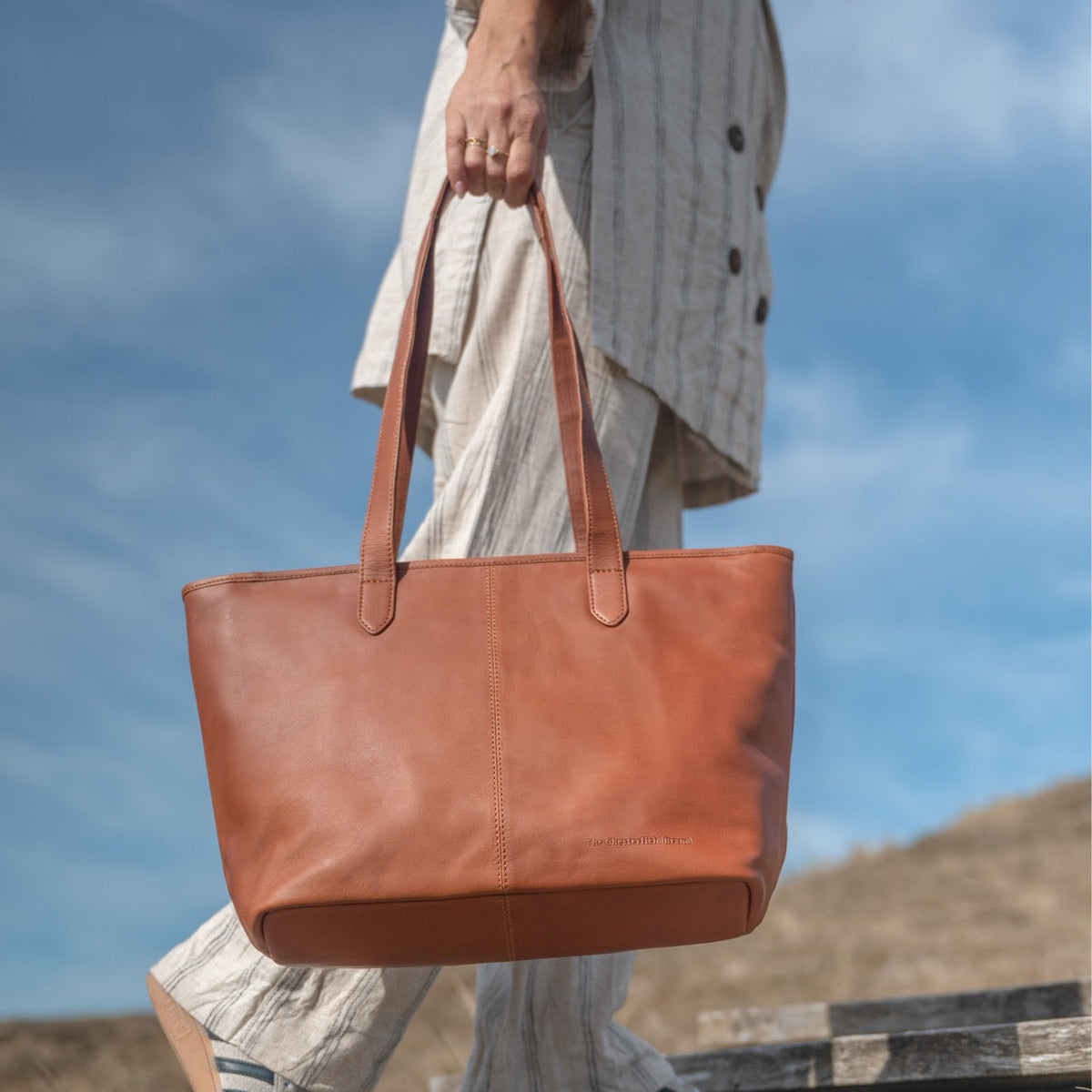 Monza Full-Grain Leather Tote Bag 여성용 – alternate product view 2