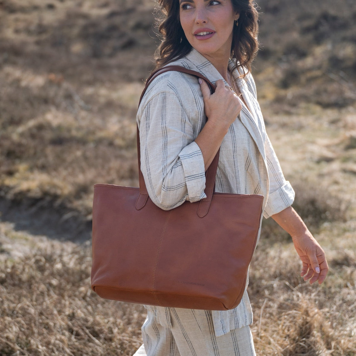 Monza Full-Grain Leather Tote Bag 여성용 – alternate product view 3