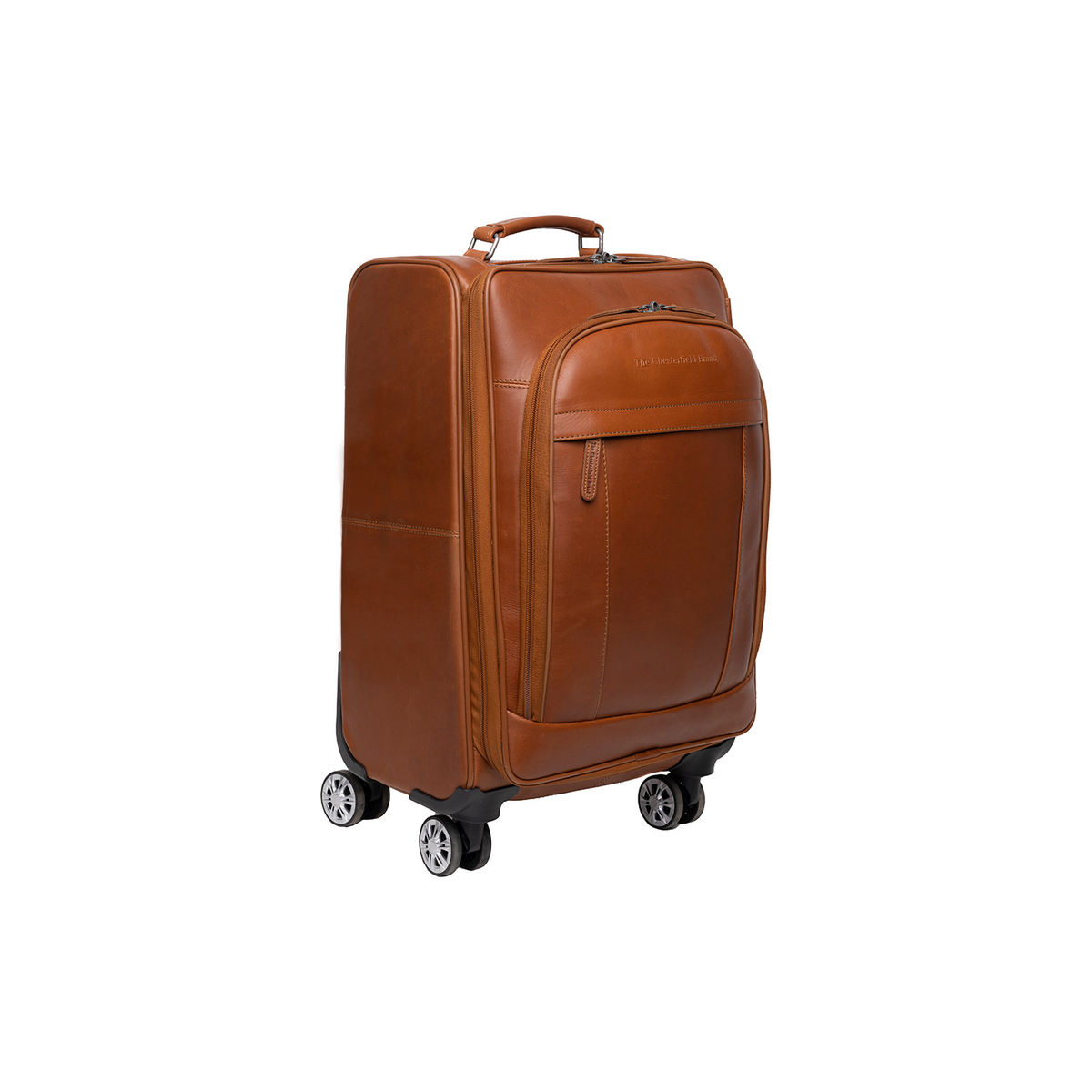 Leather Trolley Key Largo 여성용 - Lateral Side Profile View Showing Sleeve Cut &amp; Athletic Taper Fit