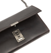 Solid Antique Brass Hardware &amp; Heavy-Duty Dual Zipper Detail on Bora Full-Grain Leather Waiter Wallet 여성용