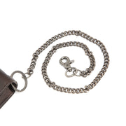 Bora Full-Grain Leather Waiter Wallet 여성용 - Structured Side Profile Showing Gusset Depth &amp; Expansion Capacity