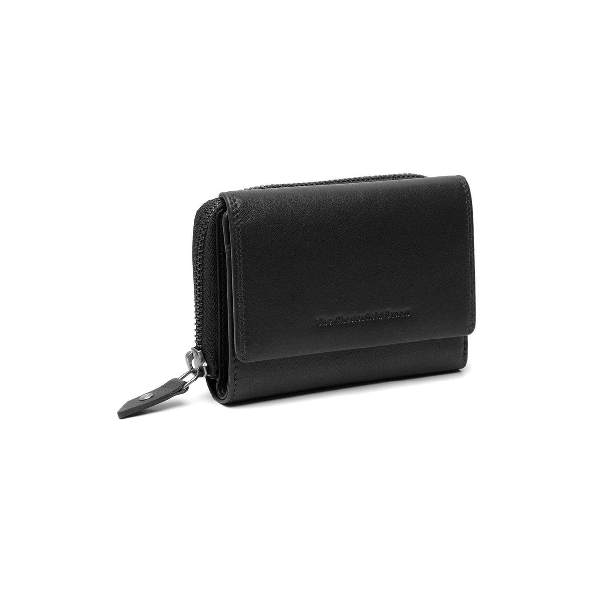 Aldra Full-Grain Leather Wallet 여성용 in Classic 100% Full-Grain Leather - Full Exterior Front Profile View | Buy Online