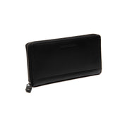 Cantara Full-Grain Leather Wallet 여성용 in Classic 100% Full-Grain Leather - Full Exterior Front Profile View | Buy Online