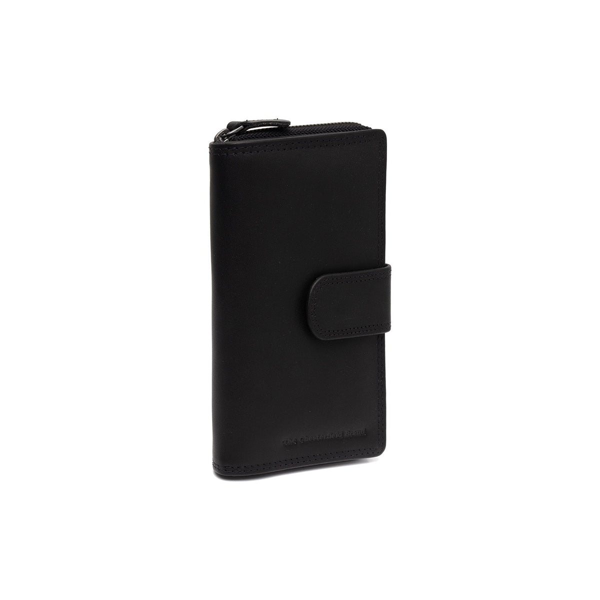 Charlotte Full-Grain Leather Wallet 여성용 in Classic 100% Full-Grain Leather - Full Exterior Front Profile View | Buy Online
