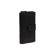Charlotte Full-Grain Leather Wallet 여성용 in Classic 100% Full-Grain Leather - Full Exterior Front Profile View | Buy Online