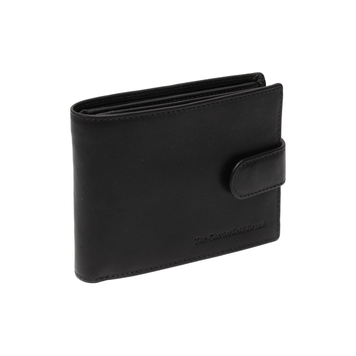 Curtis Full-Grain Leather Wallet 남성용 in Classic 100% Full-Grain Leather - Full Exterior Front Profile View | Buy Online
