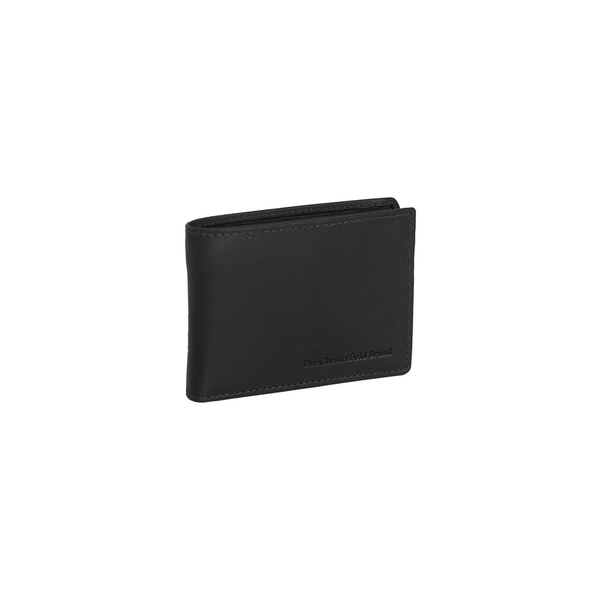 Enzo Full-Grain Leather Wallet 남성용 in Classic 100% Full-Grain Leather - Full Exterior Front Profile View | Buy Online