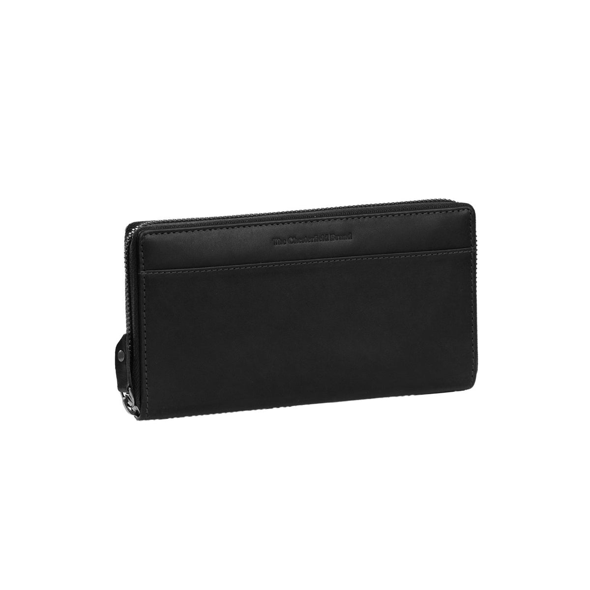 Halle Full-Grain Leather Wallet 여성용 in Classic 100% Full-Grain Leather - Full Exterior Front Profile View | Buy Online