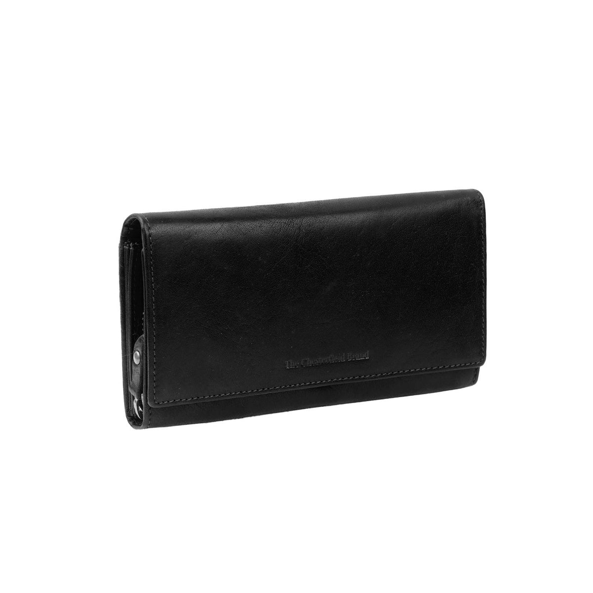 Hampton Full-Grain Leather Wallet 여성용 in Classic 100% Full-Grain Leather - Full Exterior Front Profile View | Buy Online