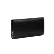 Hampton Full-Grain Leather Wallet 여성용 in Classic 100% Full-Grain Leather - Full Exterior Front Profile View | Buy Online